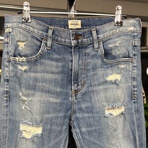Citizens of Humanity Light Blue Distressed bootcut flare Jeans